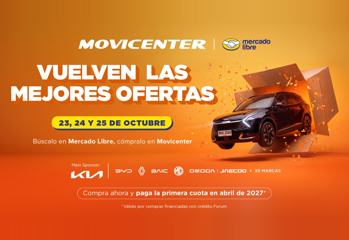 Movicenter y Mercado Libre: vuelven las mejores ofertas, 23, 24 y 25 de octubre